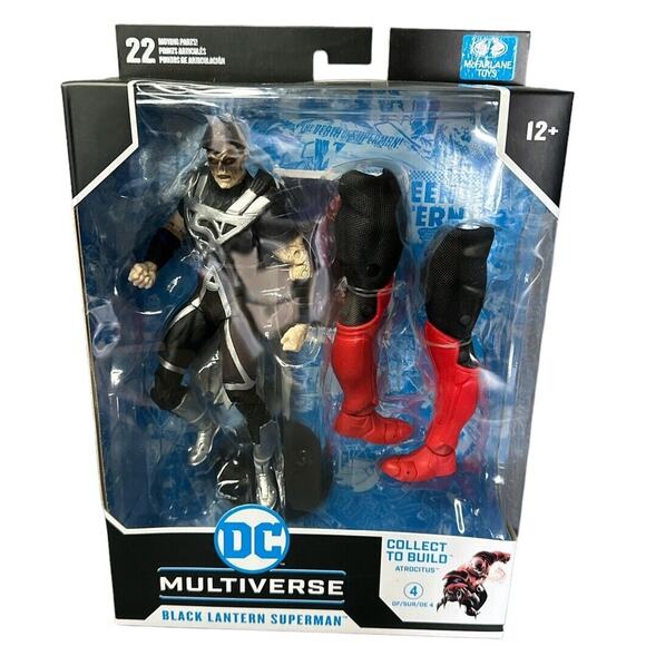 McFarlane Toys DC Multiverse Blackest Night Black Lantern Superman 7" Figure‎ - Picture 1 of 6